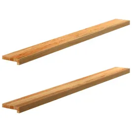 parapety-2-szt-jasnobrazowy-160x15x2-cm-lite-drewno-debowe