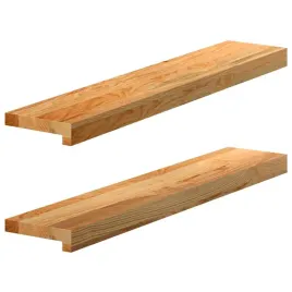 parapety-2-szt-jasnobrazowy-80x15x2-cm-lite-drewno-debowe