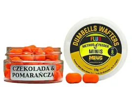 dumbells-fluo-wafters-8mm-czekolada-and-pomarancza-minis