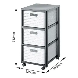 rotho-regal-duzy-z-3-szufladami-country-bialy-antracyt-rotho