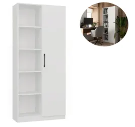 funkcjonalny-regal-polotwarty-10-polek-biel-mat-salon-biuro-pokoj-30x80x182