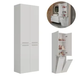 funkcjonalny-slupek-lazienkowy-30x60x174-szafka-z-dwoma-koszami-bialy-mat