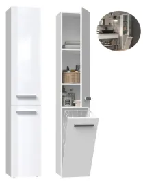 nowoczesny-slupek-lazienkowy-30x31x174-szafka-regal-z-koszem-bialy-polysk