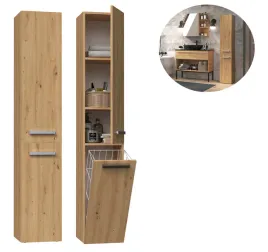 nowoczesny-slupek-lazienkowy-30x31x174-szafka-regal-z-koszem-dab-artisan