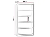 regal-r80-biel-mat-wysokosc-mebla-182-cm