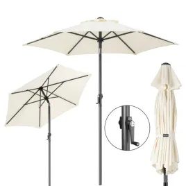skladany-parasol-ogrodowy-balkonowy-regulowany-200-cm-bezowy-50uv-bauerkraf