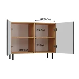komoda-kama-2d-artisan-czarny-glebokosc-mebla-40-cm