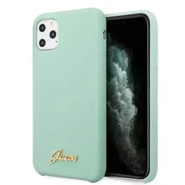 guess-guhcn65lslmgg-iphone-11-pro-max-zielony-green-hard-case-silicone-vint