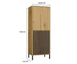 witryna-kamaro-2dk-slim-gl-art-kpl-top-e-shop-typ-stojaca