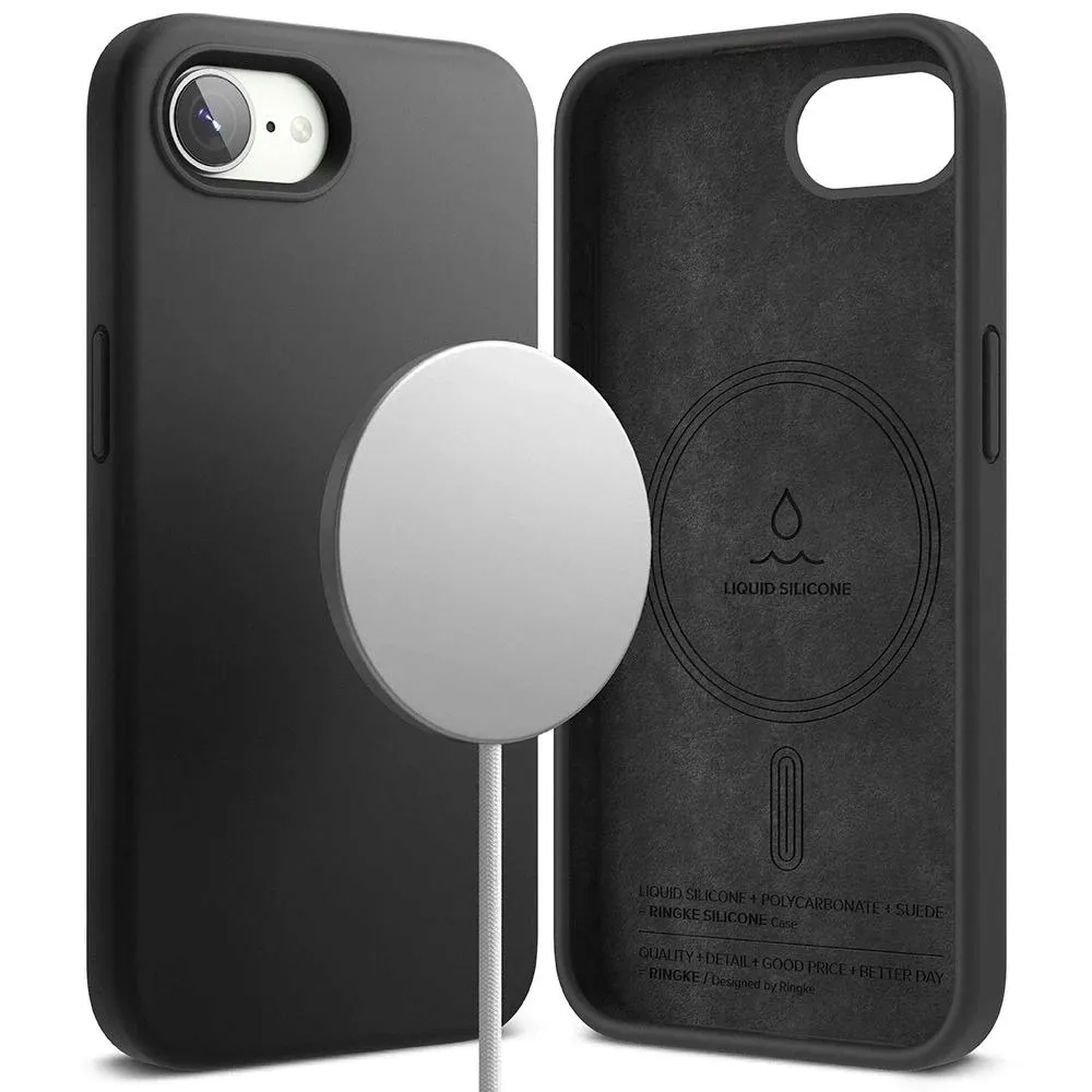 etui-ringke-silicone-magnetic-magsafe-do-iphone-16e-black-ringke
