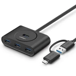 hub-usb-3-0-usb-c-3-1-ugreen-4-portowy-otg-czarny-ugreen
