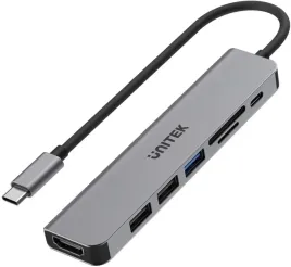 hub-usb-unitek-usb-c-aluminium-7w1-unitek