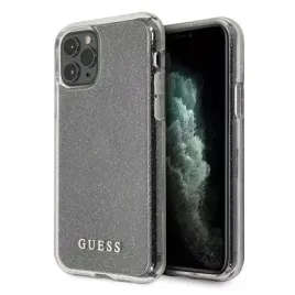 guess-guhcn65pcglsi-iphone-11-pro-max-srebrny-silver-hard-case-glitter-gues