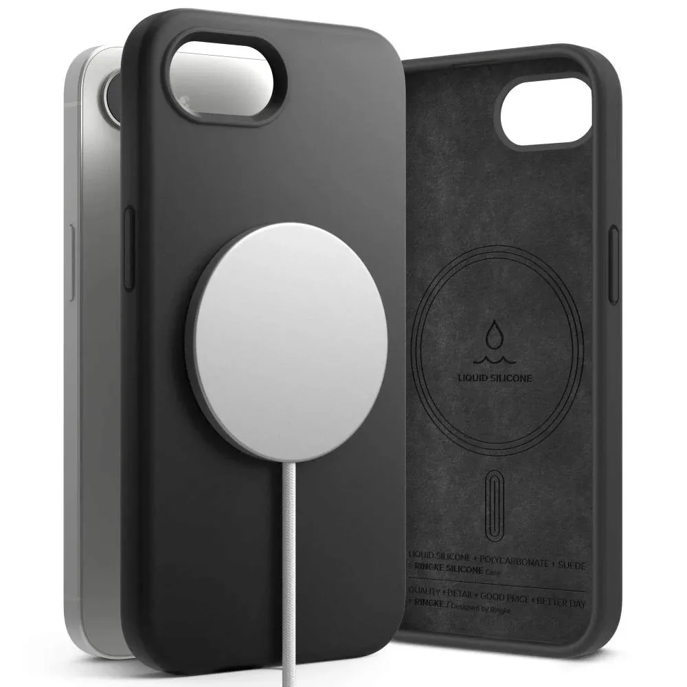 etui-ringke-silicone-magnetic-magsafe-do-iphone-16e-black-ringke