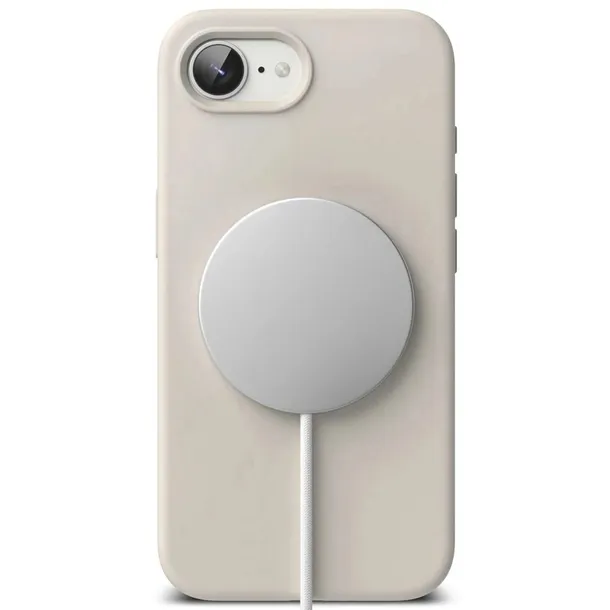 etui-ringke-silicone-magnetic-magsafe-do-iphone-16e-stone-ringke-kolor-bezowy