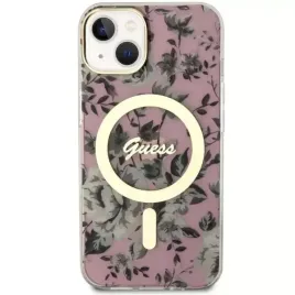 etui-guess-guhmp14shcfwsp-do-iphone-14-6-1-hardcase-flower-magsafe-gu