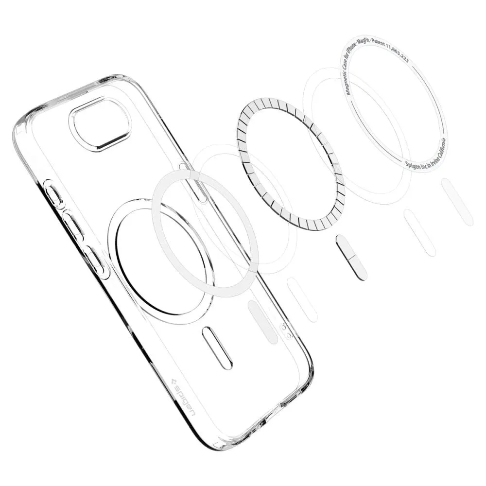 etui-do-iphone-16e-spigen-liquid-crystal-mag-magsafe-clear-spigen
