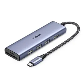 hub-6w1-ugreen-cm511-usb-c-hdmi-3xusb-a-sd-tf-5gb-s-4k-szary-ugreen