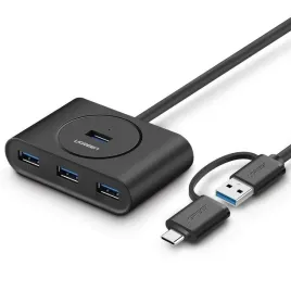 hub-usb-3-0-usb-c-3-1-ugreen-4-portowy-otg-czarny-ugreen