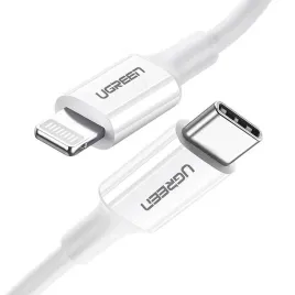 kabel-ugreen-przewod-mfi-usb-typ-c-lightning-3a-1-5-m-bialy-us171-ugree