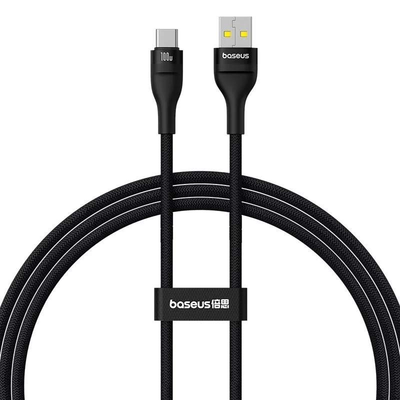 kabel-baseus-flash-2-usb-usb-c-100w-1m-czarny-baseus