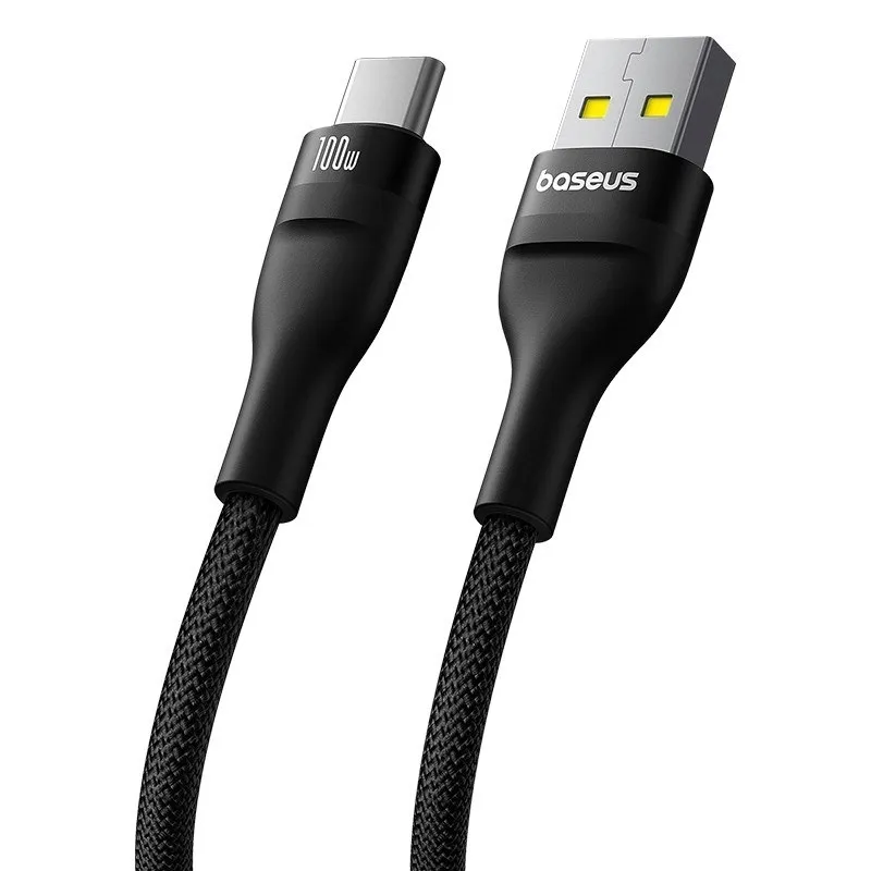kabel-baseus-flash-2-usb-usb-c-100w-1m-czarny-baseus