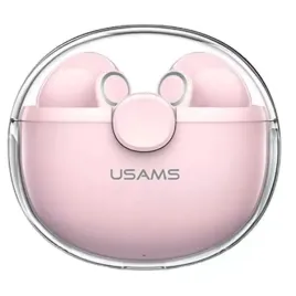 sluchawki-bluetooth-5-1-usams-tws-bu-series-bezprzewodowe-rozowy-pink-bhubu