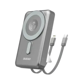 powerbank-dudao-k29-10000mah-20w-magsafe-kable-podstawka-szary-dudao