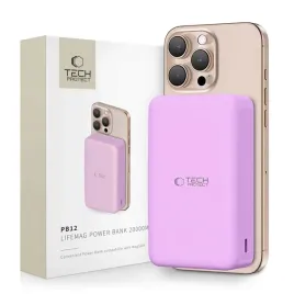 powerbank-tech-protect-pb12-lifemag-20000mah-magsafe-lilac-15w-tech-protect