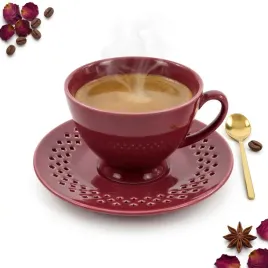 filizanka-ze-spodkiem-do-kawy-herbaty-ceramiczna-rozowa-260ml-zestaw-kawowy