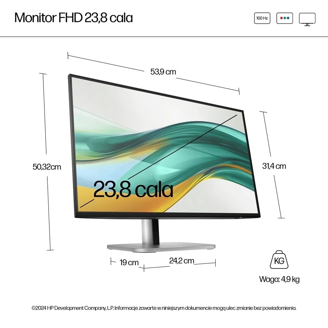 monitor-hp-led-238-s5-pro-524pf-9d9l6ut-hewlett-packard