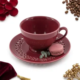 filizanka-ze-spodkiem-do-kawy-herbaty-ceramiczna-rozowa-260ml-zestaw-kawowy