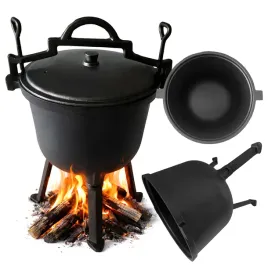 kociolek-garnek-zeliwny-mysliwski-10l-stojacy-na-ognisko-z-pokrywka