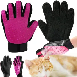 rekawica-szczotka-do-wyczesywania-mycia-drapania-siersci-psa-kota-rozowa