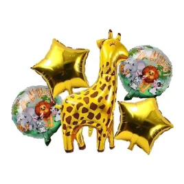 zestaw-balonow-urodzinowych-zyrafa-zwierzeta-na-urodziny-przyjecia-5-szt