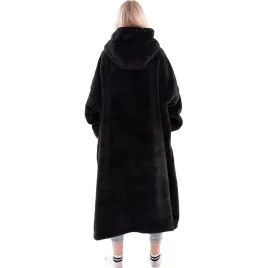 bluza-damska-czarna-z-kapturem-wkladana-przez-glowe-uniwersalna