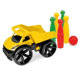 wader-maximus-wywrotka-zolta-z-kompletem-5-kregli-i-pilka-59-cm