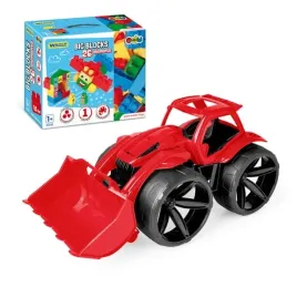 wader-maximus-spychacz-czerwony-z-klockami-big-blocks-26-el