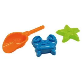 wader-lopatka-25-cm-i-2-foremki-happy-summer-krab-rozgwiazda-zabawka