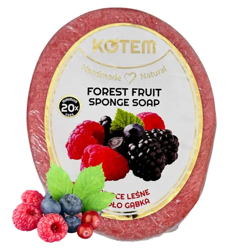 Mydło w gąbce Kotem Forest Fruit Owoce Leśne 125g