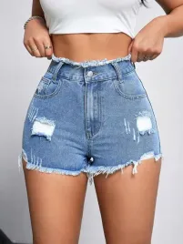 cc54214-shein-krotkie-spodenki-jeansowe-wysoki-stan-przetarcia-12-l