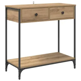 konsola-z-szuflada-dab-rzemieslniczy-75-x-345-x-75-cm