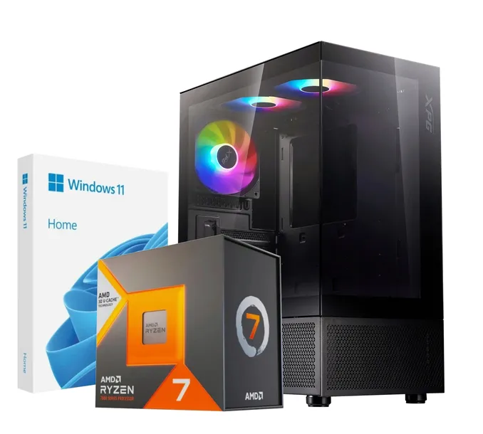 Komputer gamingowy XPG Ryzen 7 7800X3D RTX5060 32GB DDR5 1TB Win11 WiFi BT