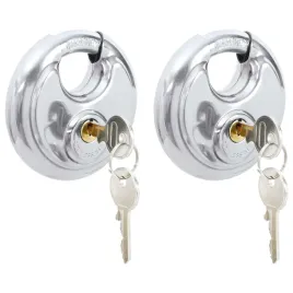 klodki-discus-z-kluczami-2-pcs-srebrny-stal-nierdzewna