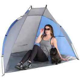 namiot-oslona-plazowa-sun-200x100x105cm-szaro-niebieska-enero-camp