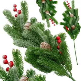galazka-dekoracyjna-sosnowa-z-jarzebina-i-szyszkami-60cm