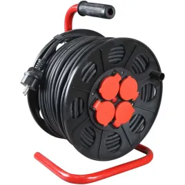 gruby-przedluzacz-bebnowy-4-gniazda-ip44-z-uziemieniem-40m-46648
