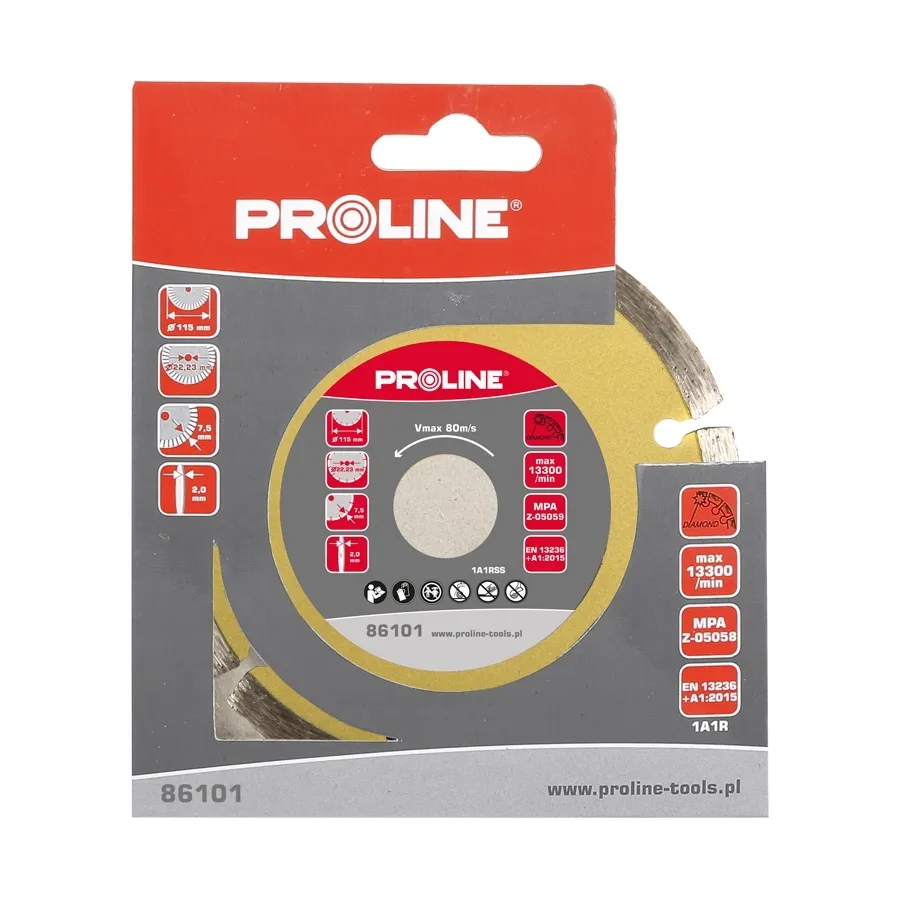 proline-tarcza-diamentowa-segment-115mm-86101-stan-nowy