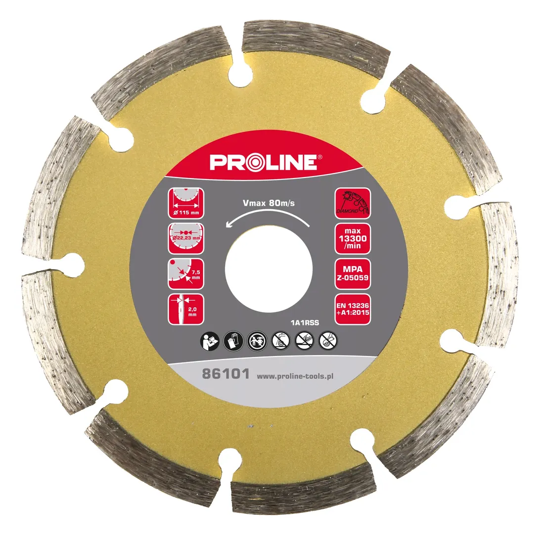 proline-tarcza-diamentowa-segment-115mm-86101-stan-nowy