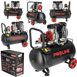 kompresor-bezolejowy-sprezarka-50l-1500w-2km-8bar-254l-min-proline-p200005